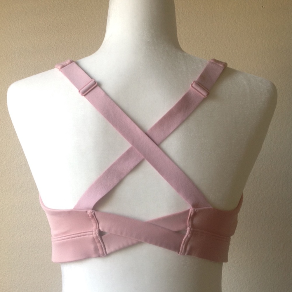 Victoria's Secret Large sports bra lined baby pink